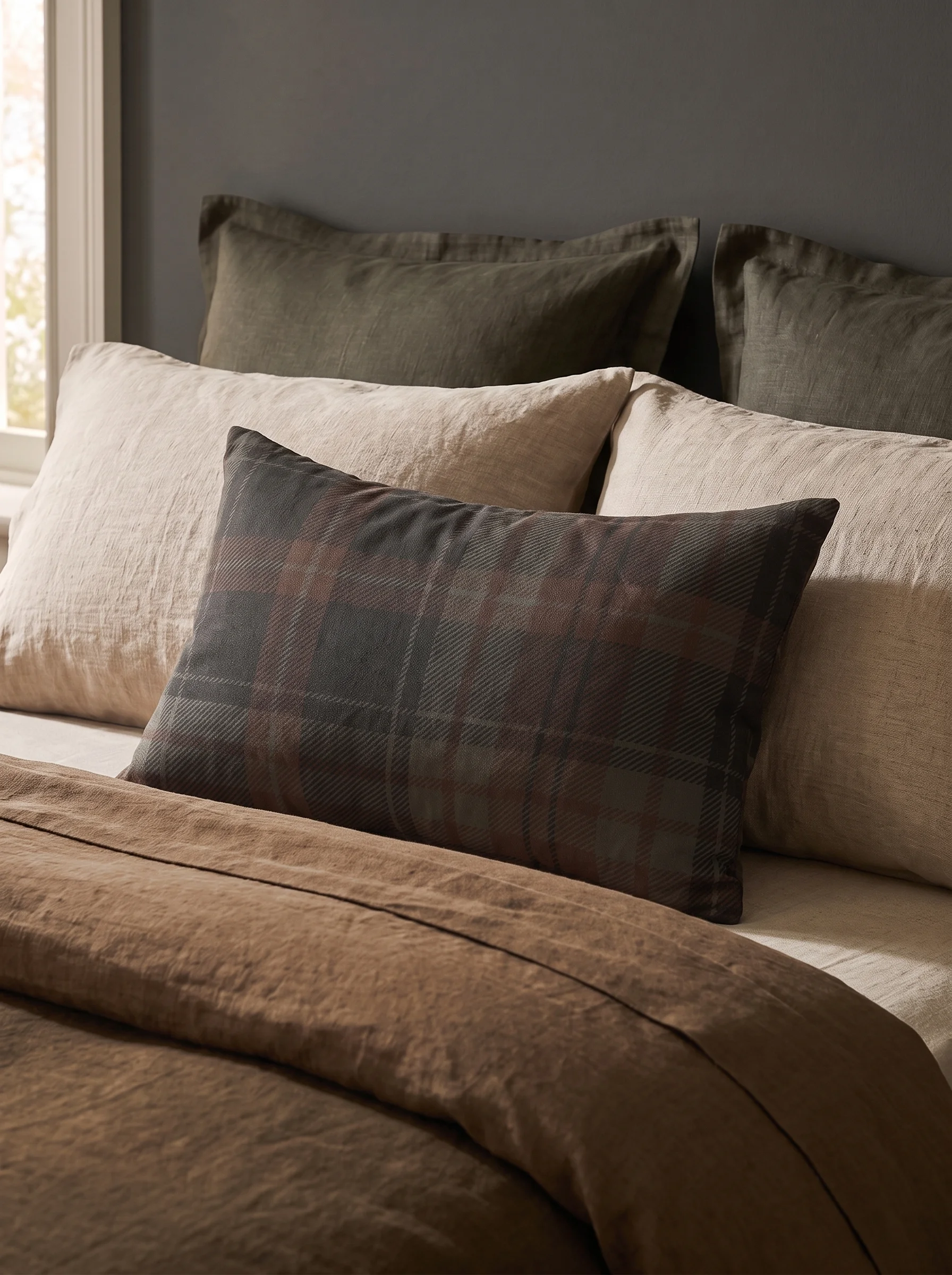 Velveteen Tartan Pillow