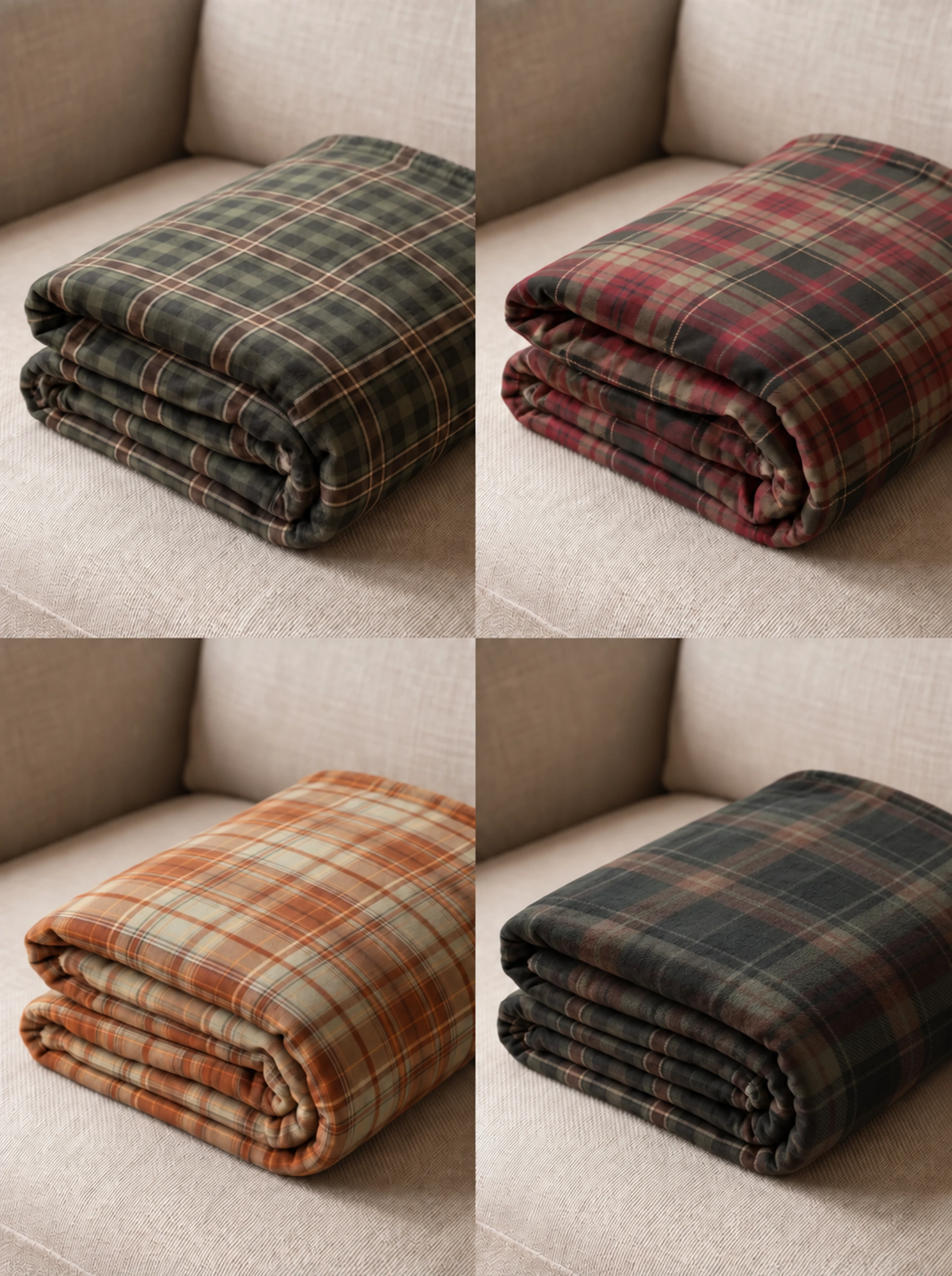 Velveteen Tartan Sets